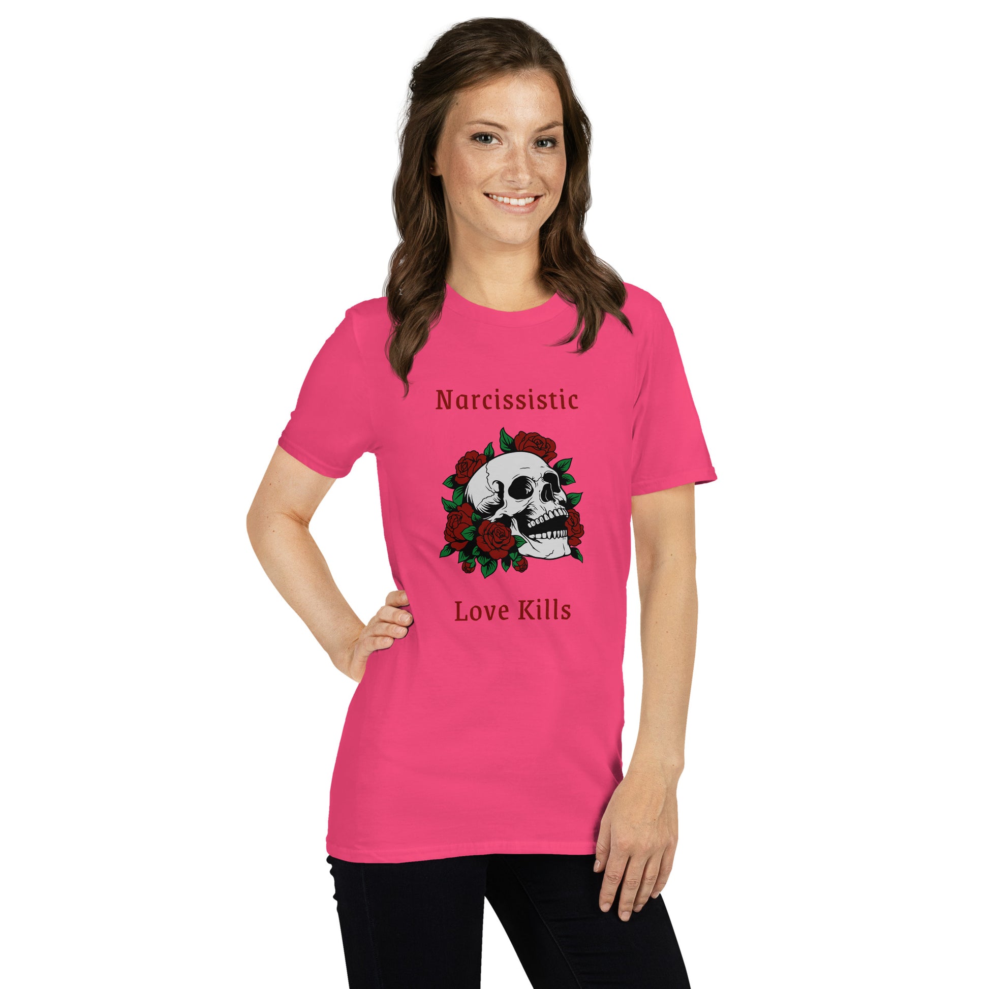 Narcissistic Abuse Awareness Graphic Tee Narcissistic Love Kills Unisex Tee by EraofInk