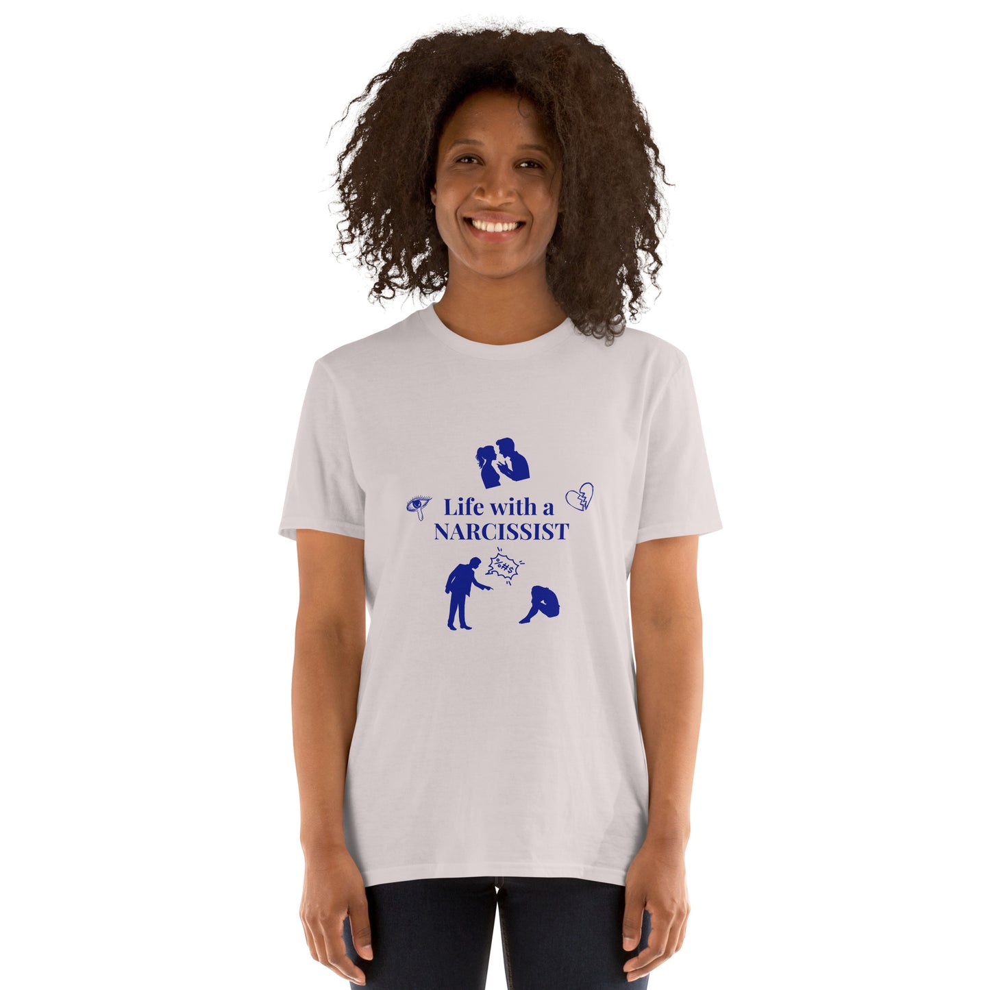 Depiction of Life with a Narcissist Unisex Tee by EraofInk