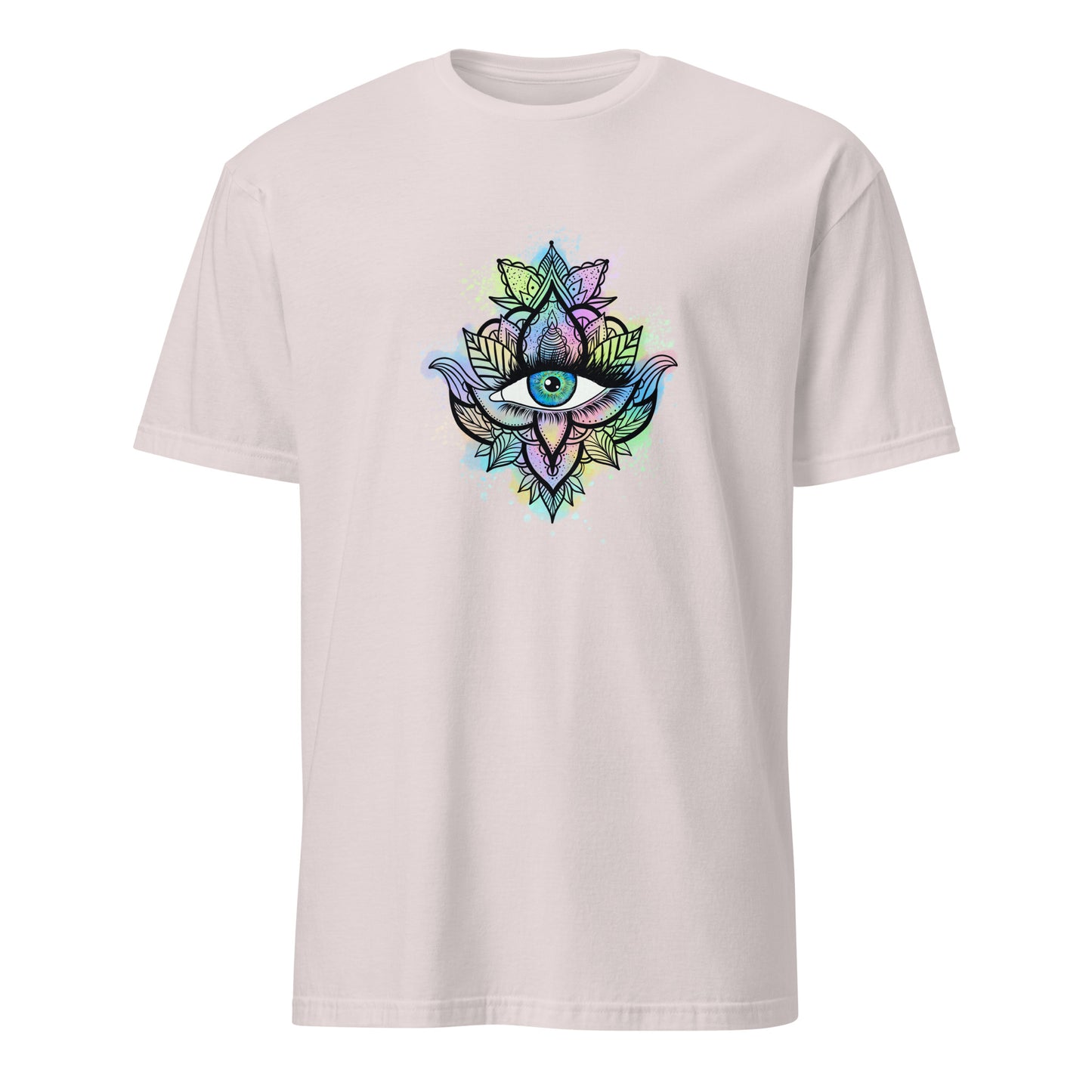 Third Eye Design With Semi Transparent Colors ** Design on Back** Unisex Tee by EraofInk