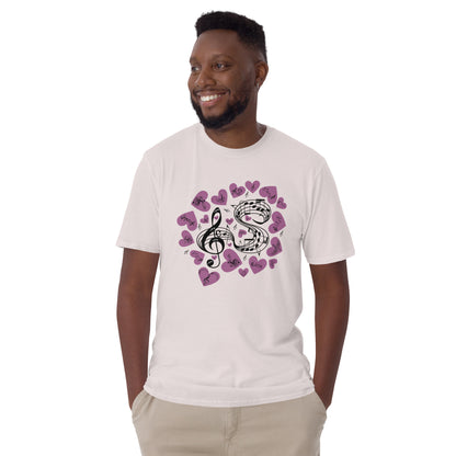 Music Is In My Heart Unisex Tee by EraofInk