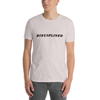 Disciplined Man's Fitness Tee by EraofInk