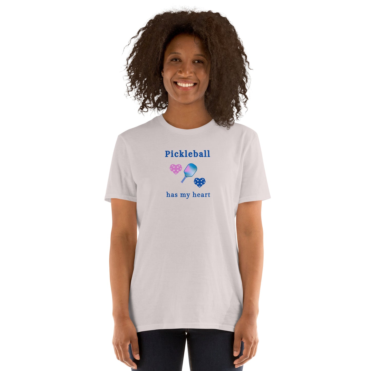 For a Girl Who Loves Pickleball Pickleball Has My Heart Unisex Tee by EraofInk