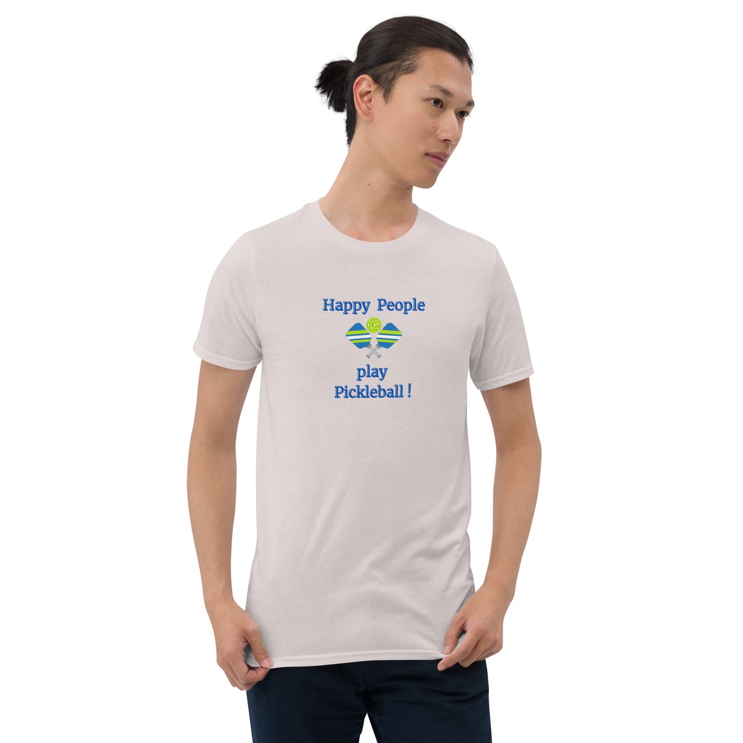 Happy People Play Pickleball Unisex Tee by EraofInk