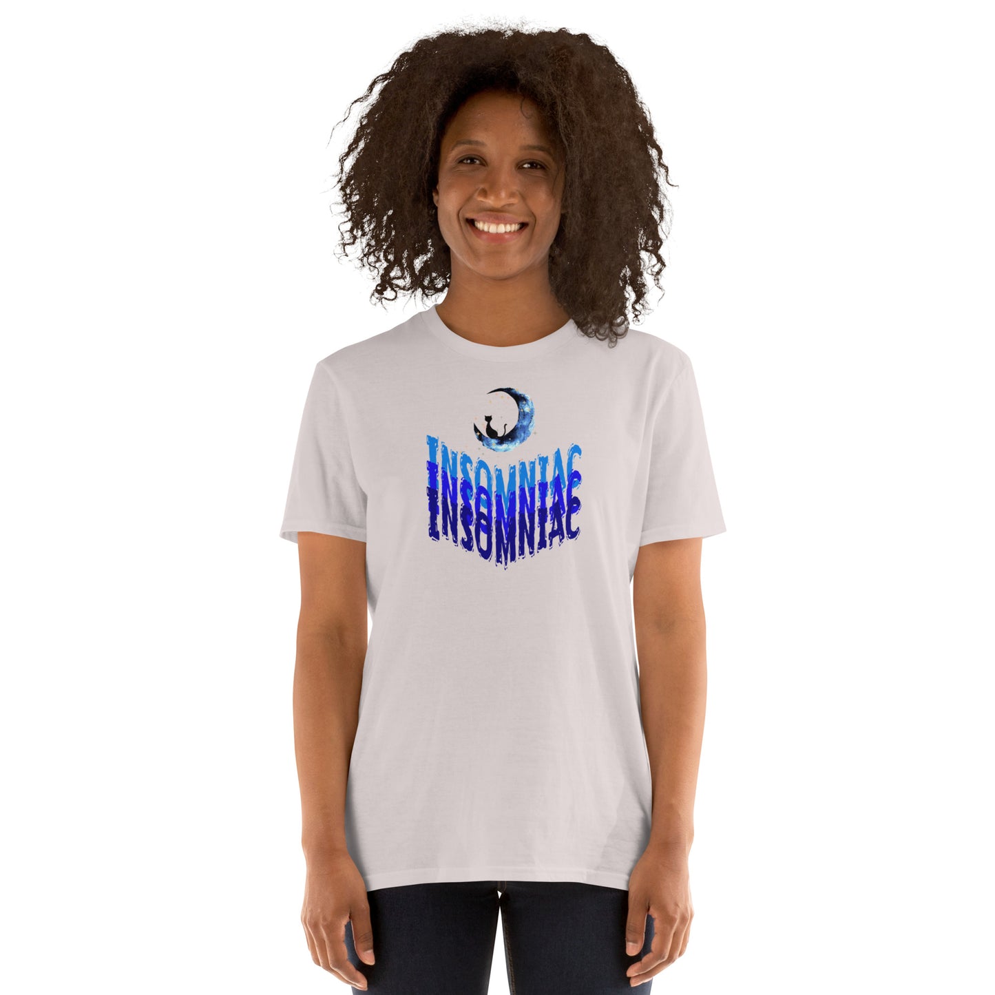 For the Girl Who Doesn't Sleep Insomniac Unisex Tee by EraofInk