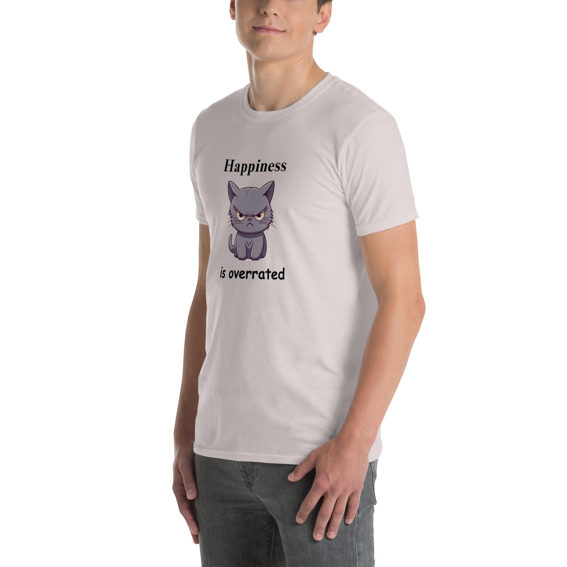 Happiness is Overrated Unisex Tee by EraofInk