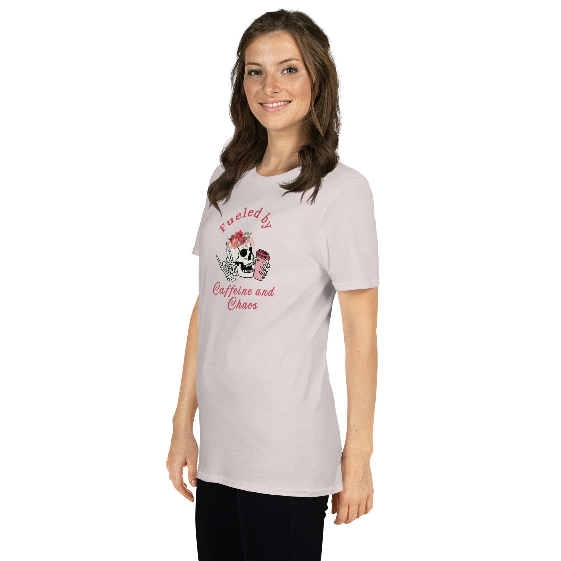Fueled by Caffeine & Chaos Unisex Tee by EraofInk