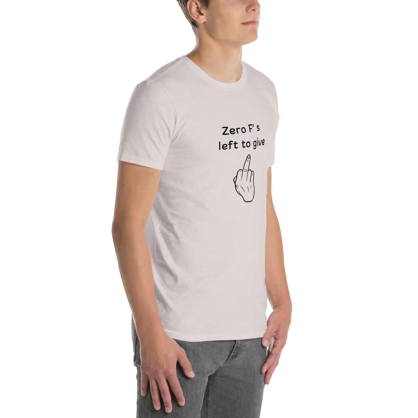 Zero F's Left to Give Unisex Tee by EraofInk