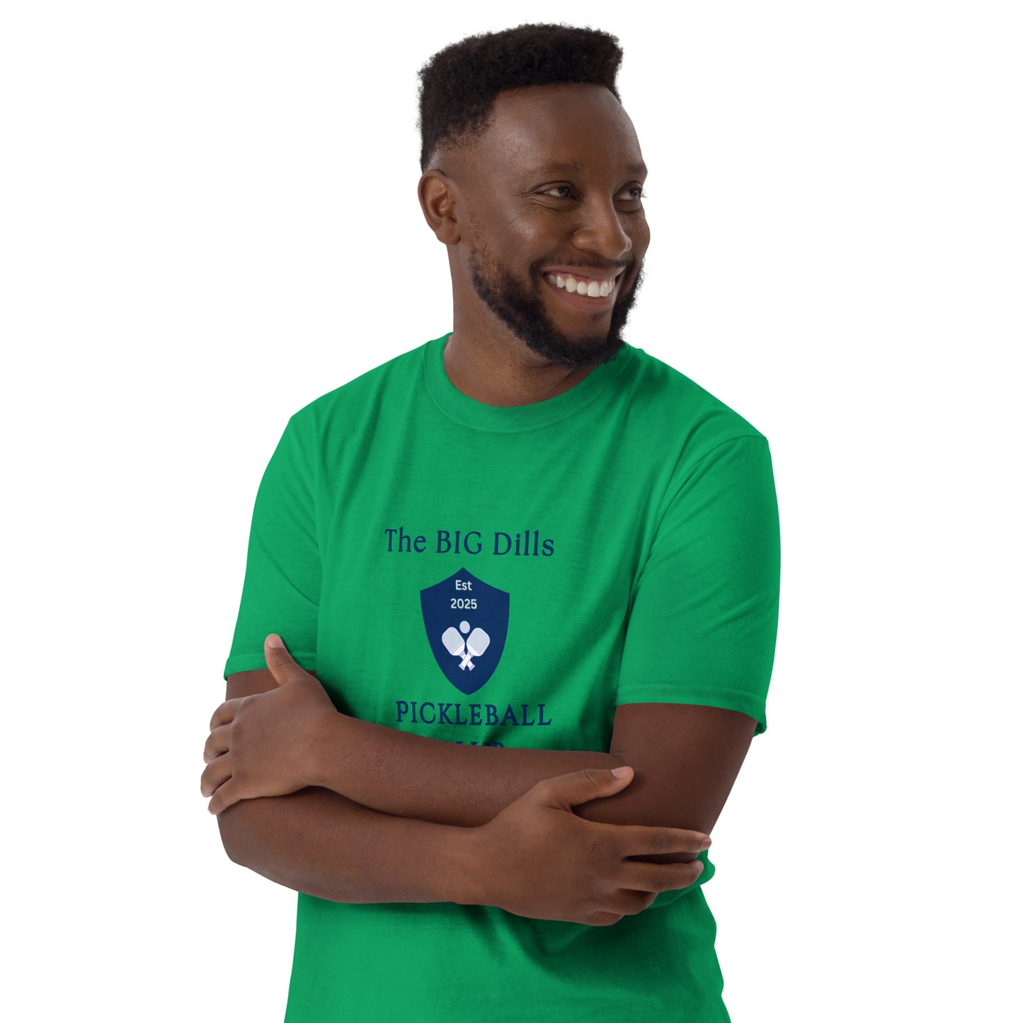 The Big Dills Pickleball Club Est 2025 Blue Design Unisex Tee by EraofInk