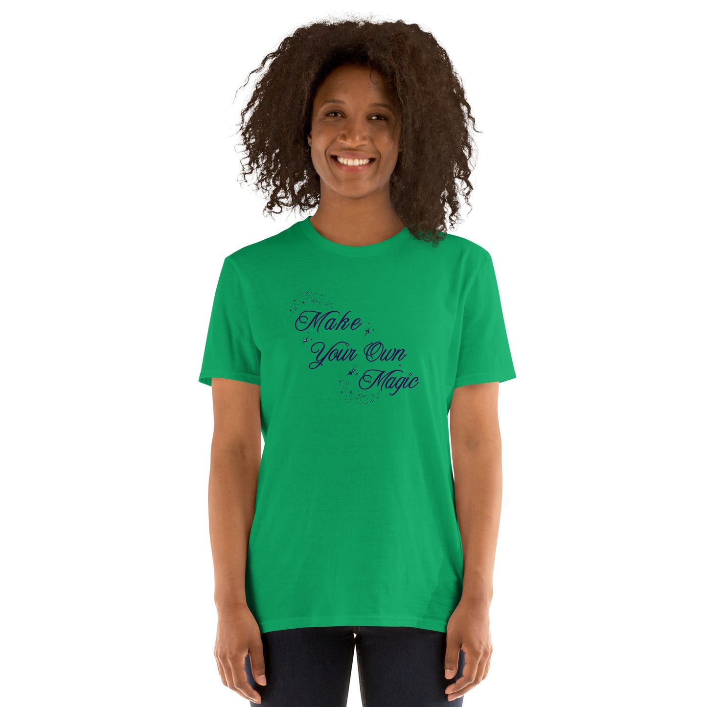 Believe in Magic Tee Make Your Own Magic Unisex Tee by EraofInk