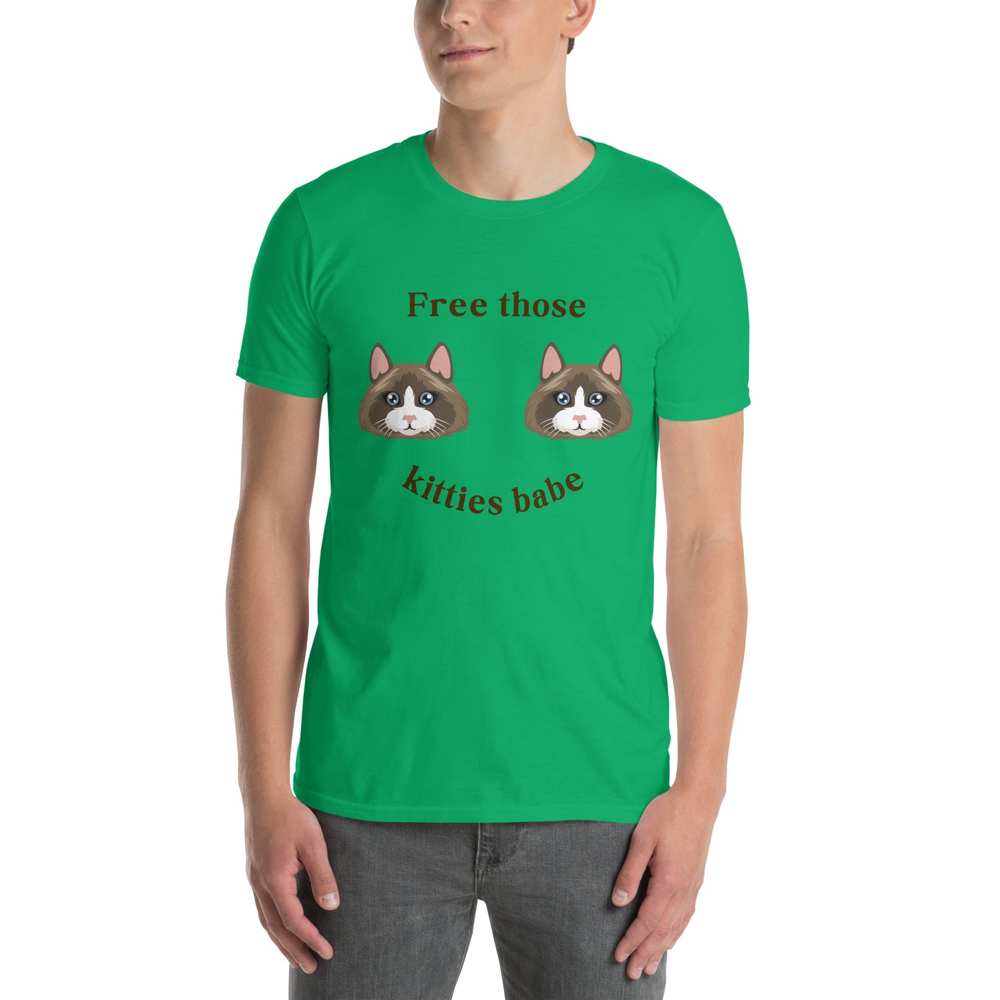 Free Those Kitties Babe Unisex Tee by EraofInk