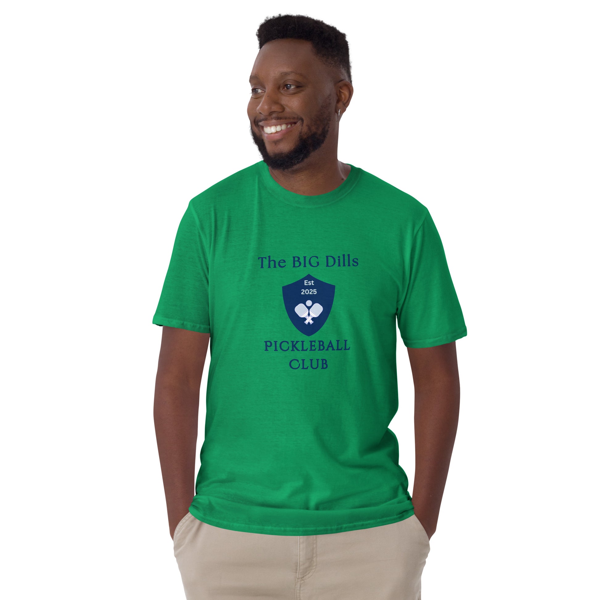 The Big Dills Pickleball Club Est 2025 Blue Design Unisex Tee by EraofInk