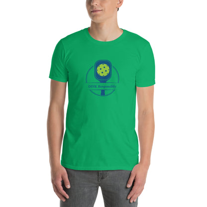 Dink Responsibly Pickleball Unisex Tee by EraofInk