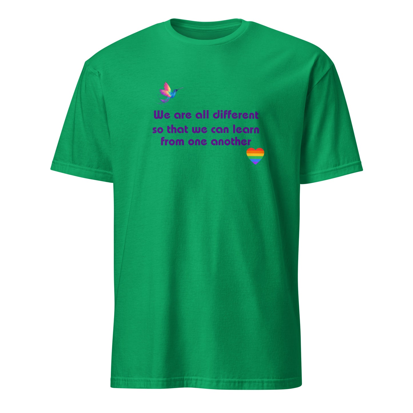 We Are All Different So We Can Learn From One Another Unisex Tee by EraofInk