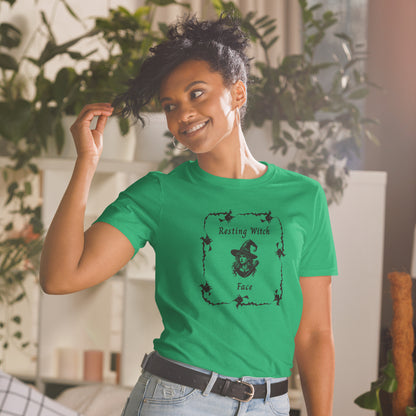 Resting Witch Face Unisex Tee by EraofInk