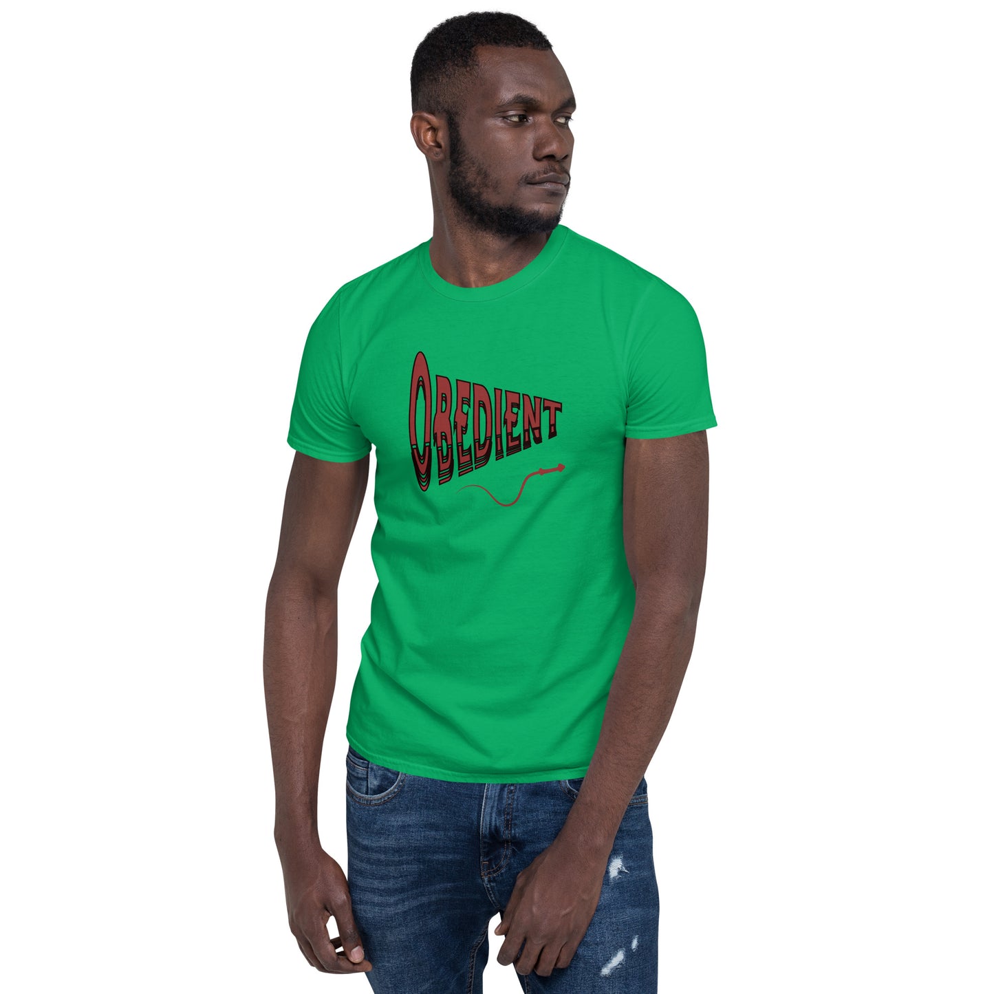 Obedient Dominant S&M Flirty Unisex Tee by EraofInk