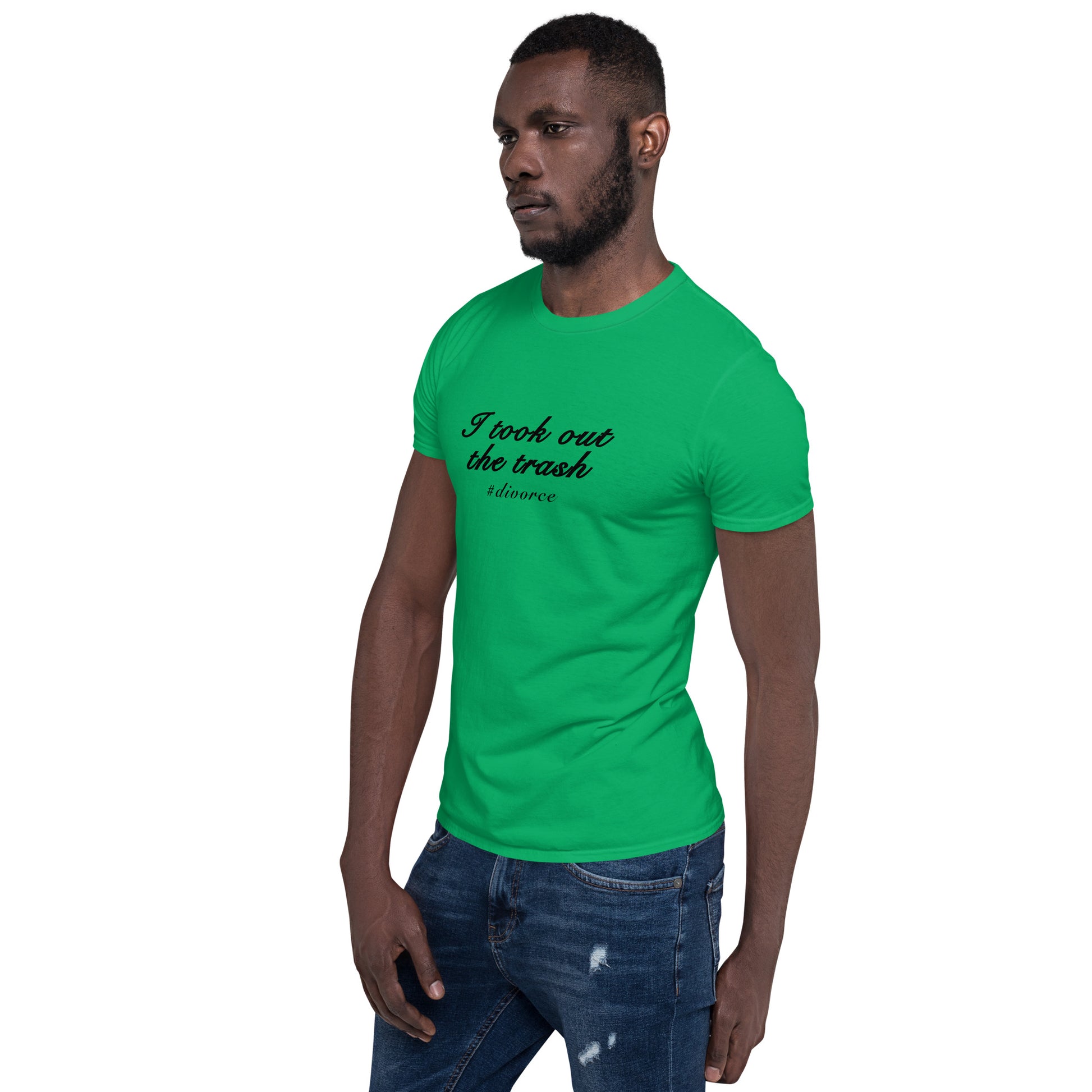 Funny Divorce Tee I Took Out the Trash Unisex Tee by EraofInk