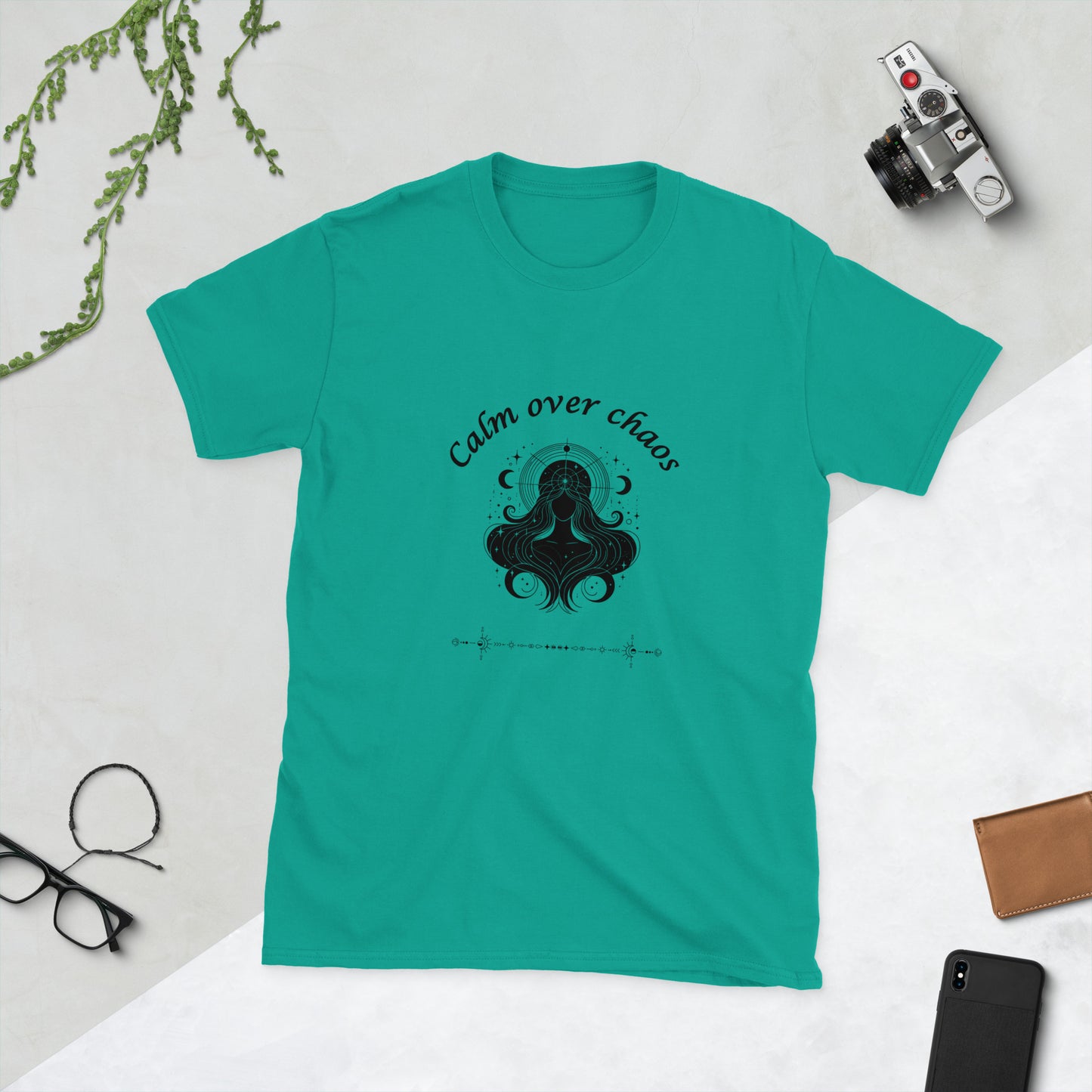 Calm Over Chaos Unisex Tee by EraofInk