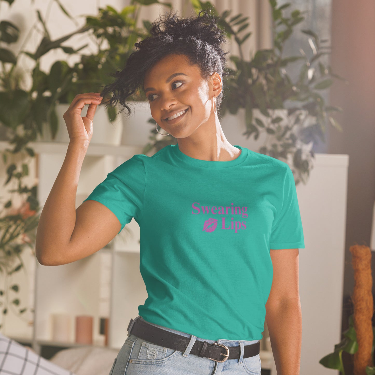 Swearing Lips Unisex Tee by EraofInk