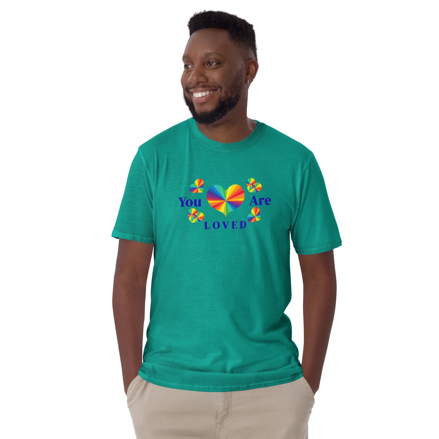 LGBTQ+ Tee LGBTQIA Tee Equality Tee You Are Loved Unisex Tee by EraofInk