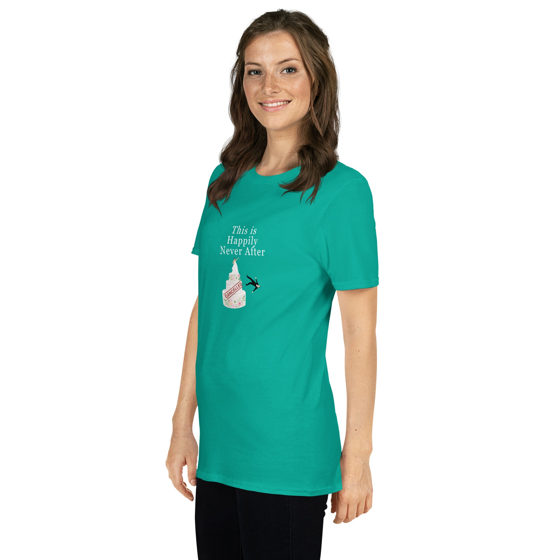Wedding Cancelled Not Getting Married This is Happily Never After Unisex Tee. by EraofInk