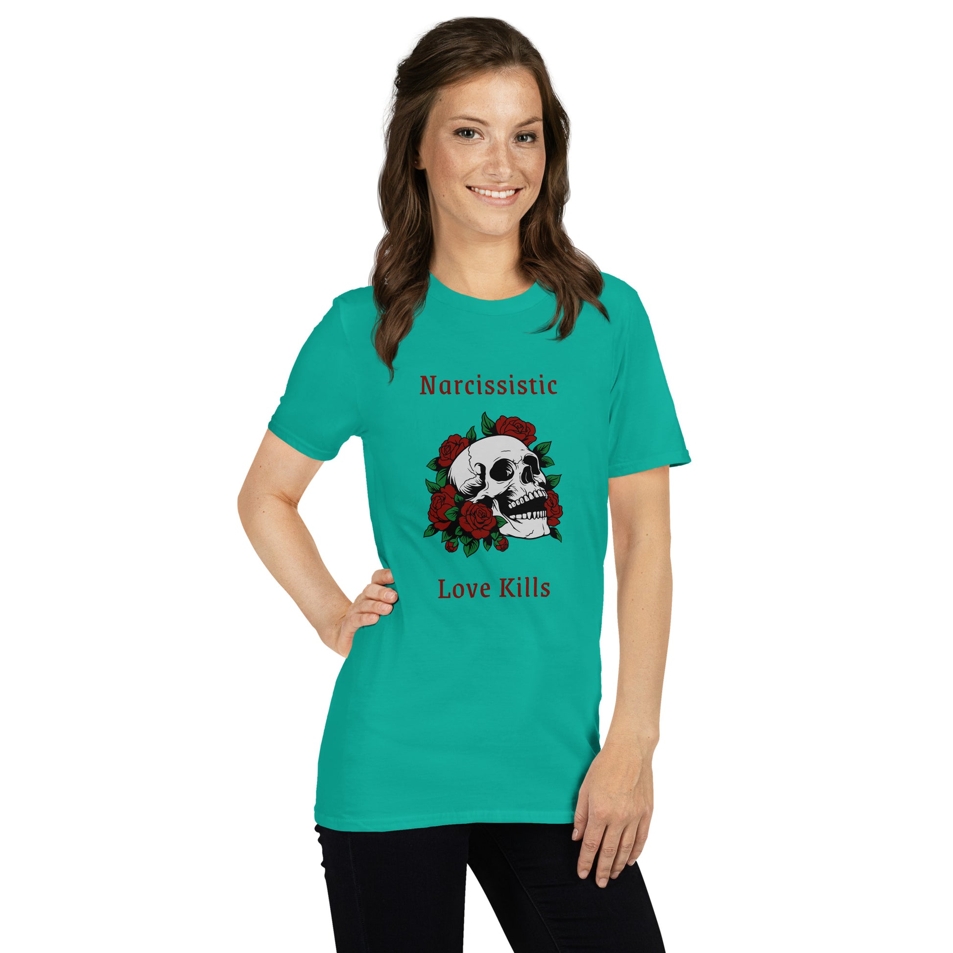Narcissistic Abuse Awareness Graphic Tee Narcissistic Love Kills Unisex Tee by EraofInk