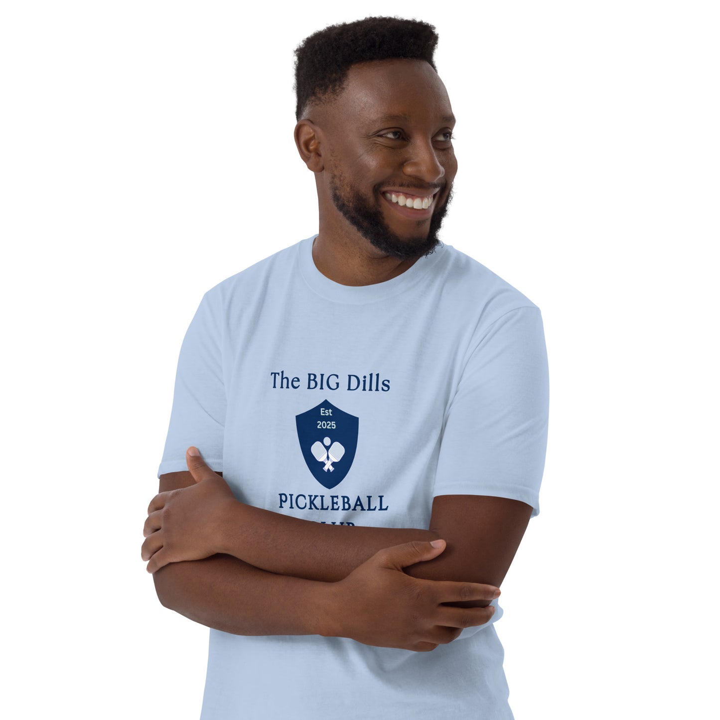The Big Dills Pickleball Club Est 2025 Blue Design Unisex Tee by EraofInk