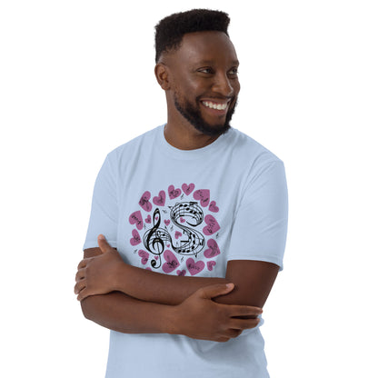 Music Is In My Heart Unisex Tee by EraofInk