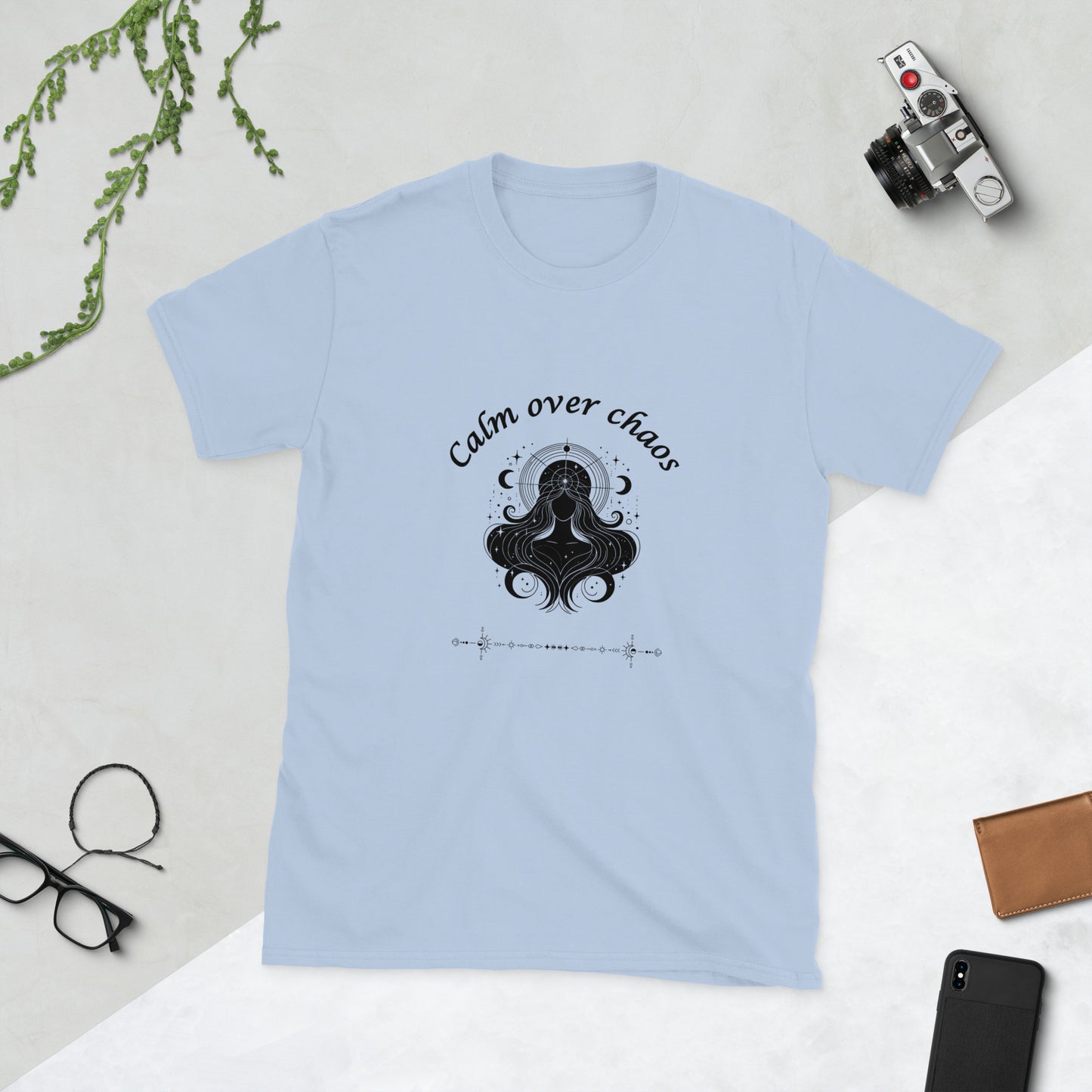 Calm Over Chaos Unisex Tee by EraofInk