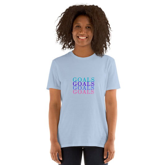 Because Everyone Has Goals Unisex Tee by EraofInk