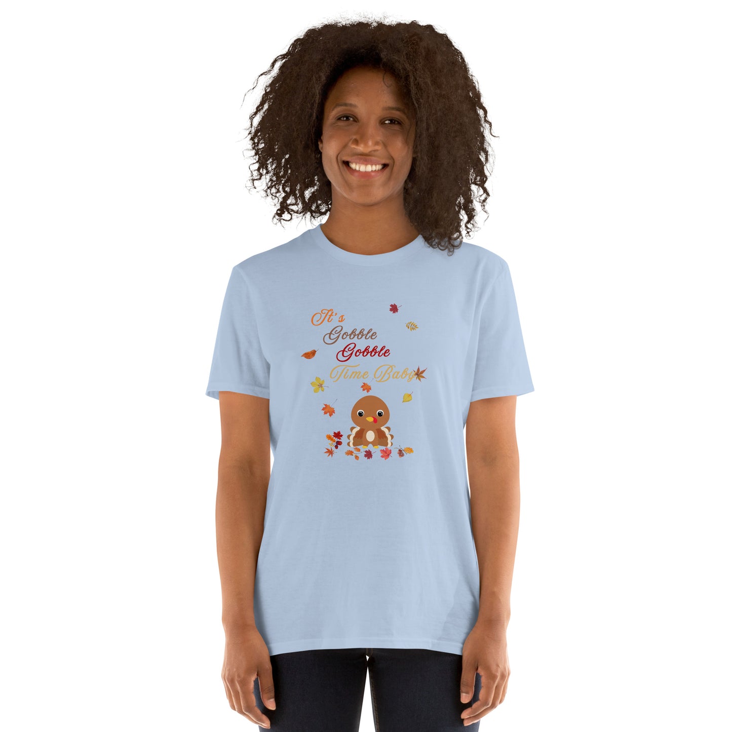Thanksgiving Tee It's Gobble Gobble Time Baby by EraofInk