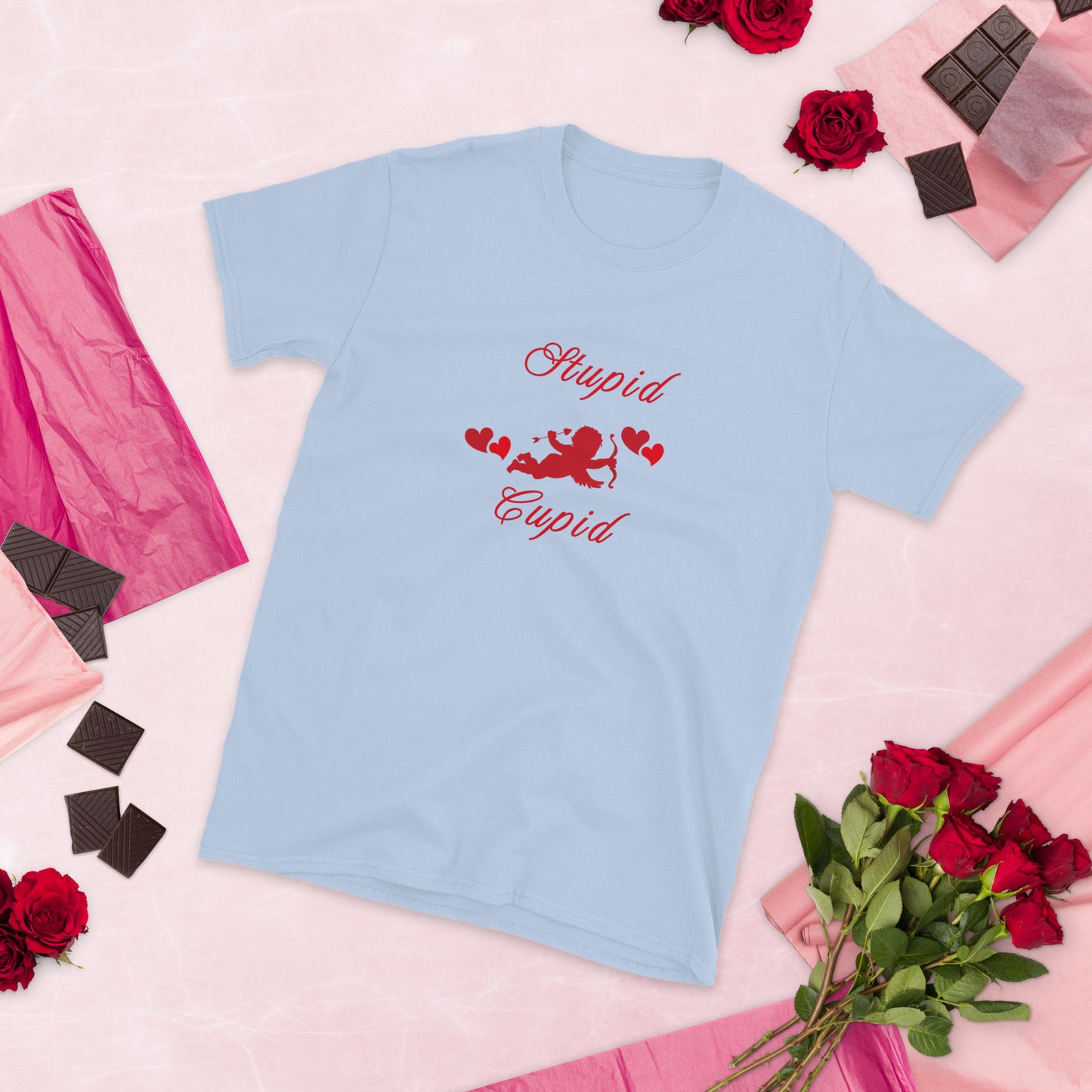 Stupid Cupid Unisex Tee by EraofInk
