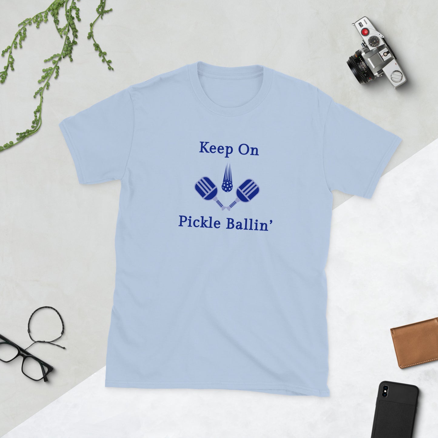 Keep On Pickle Ballin' Unisex Tee by EraofInk