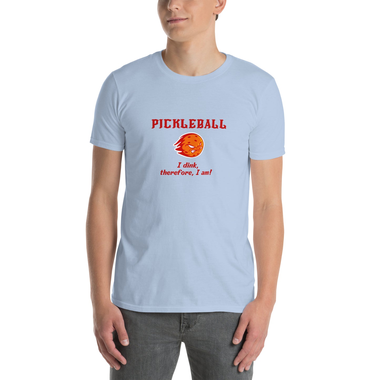 Pickleball I Dink, Therefore, I Am Unisex Tee by EraofInk