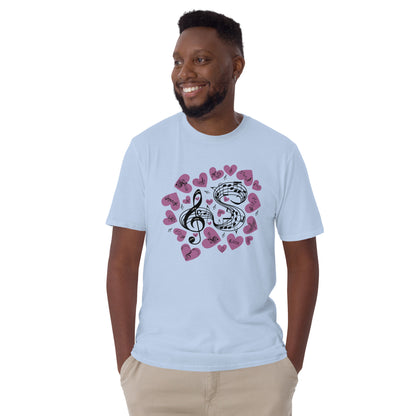 Music Is In My Heart Unisex Tee by EraofInk