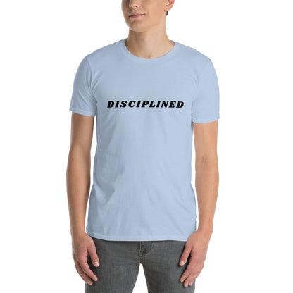 Disciplined Man's Fitness Tee by EraofInk