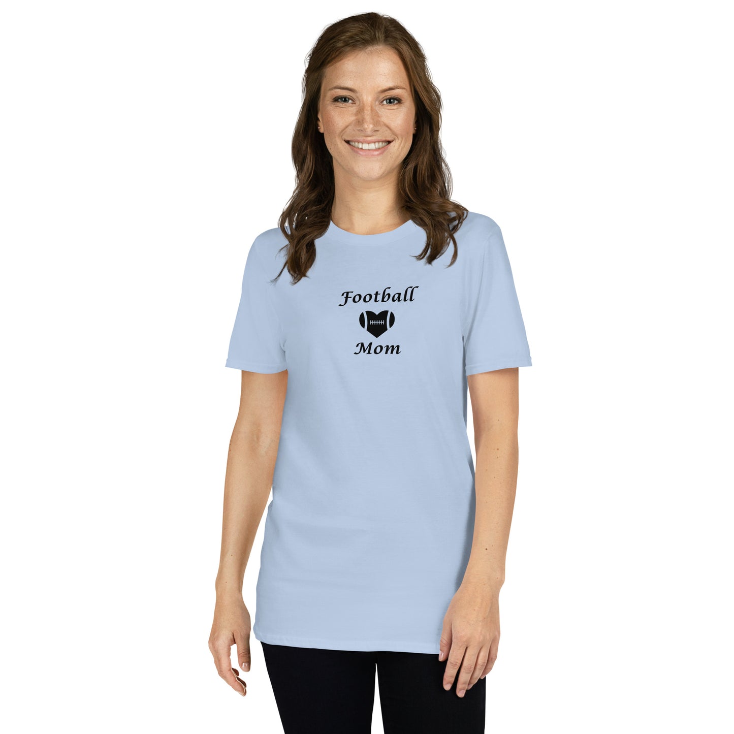 Football Mom Support Football Player Unisex Tee by EraofInk