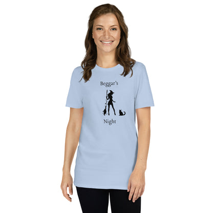 Beggar's Night Halloween Witch Sexy Witch Unisex Tee by EraofInk