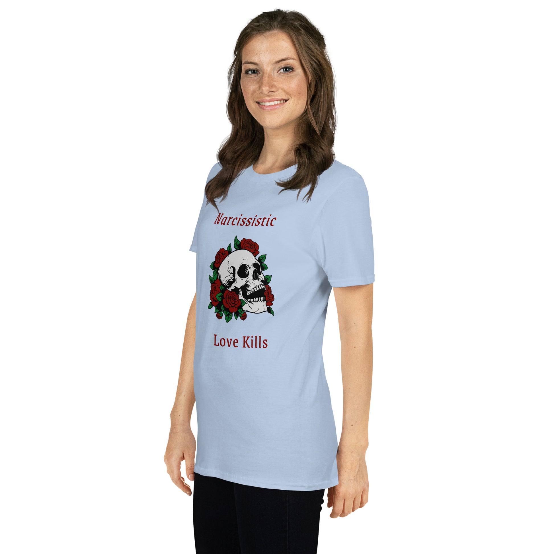 Narcissistic Abuse Awareness Graphic Tee Narcissistic Love Kills Unisex Tee by EraofInk