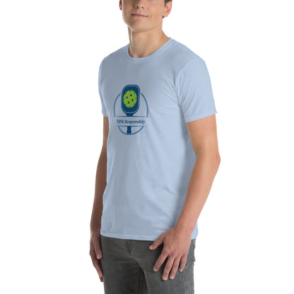 Dink Responsibly Pickleball Unisex Tee by EraofInk