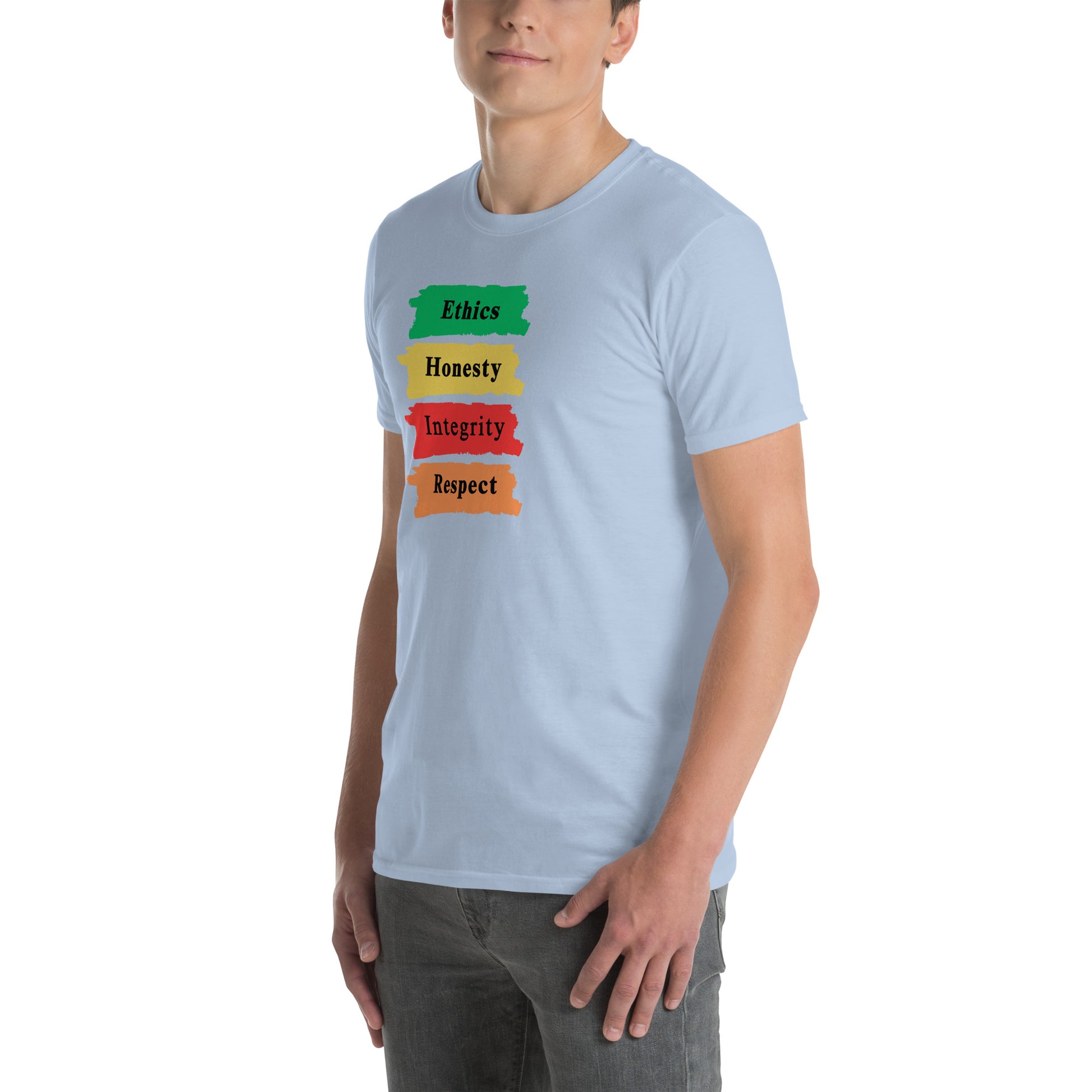 Core Values Ethics Honesty Integrity Respect Unisex Tee by EraofInk