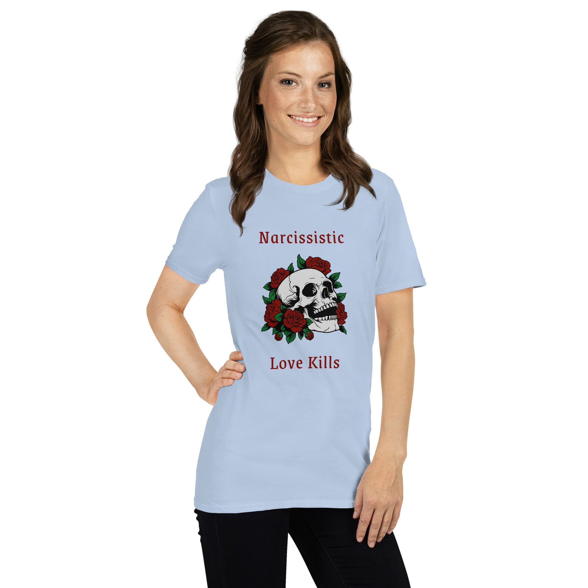 Narcissistic Abuse Awareness Graphic Tee Narcissistic Love Kills Unisex Tee by EraofInk