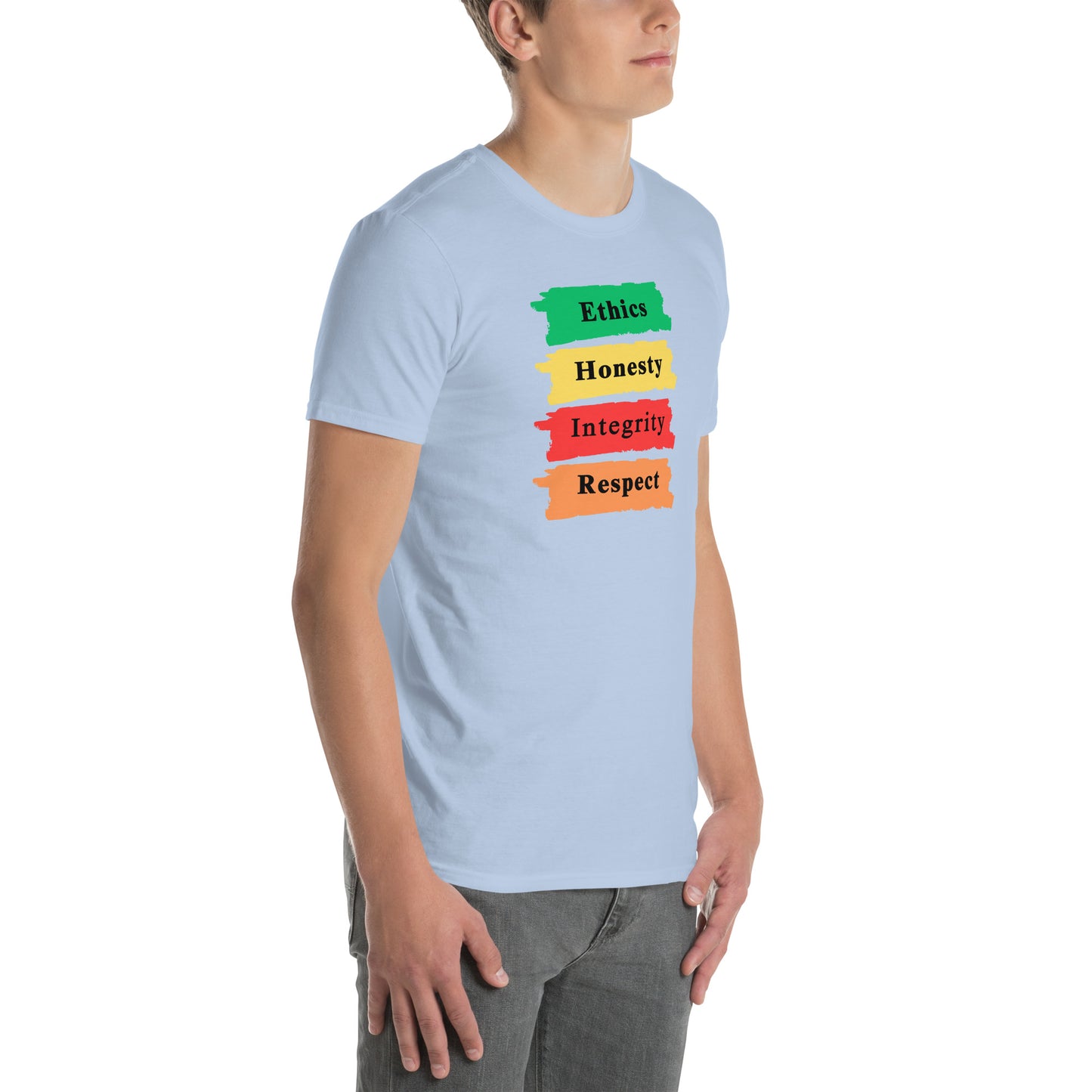Core Values Ethics Honesty Integrity Respect Unisex Tee by EraofInk