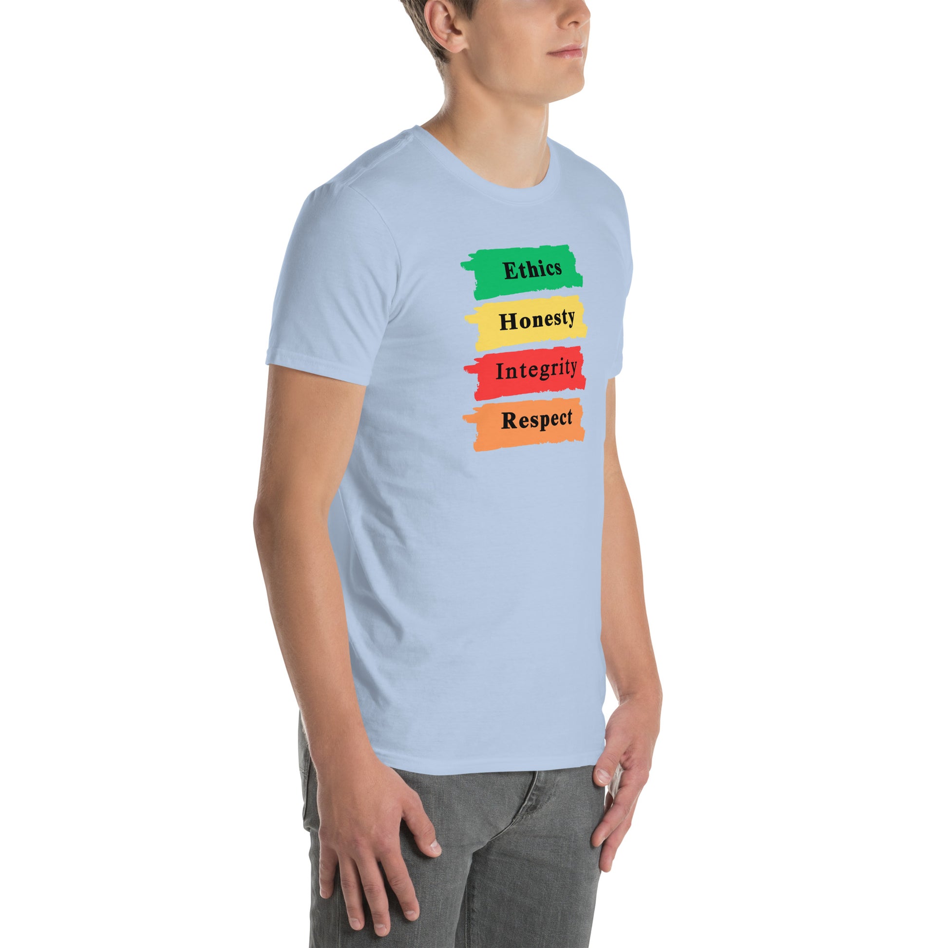Core Values Ethics Honesty Integrity Respect Unisex Tee by EraofInk