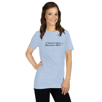 I Stand For Ending Narcissistic Abuse Unisex Tee by EraofInk