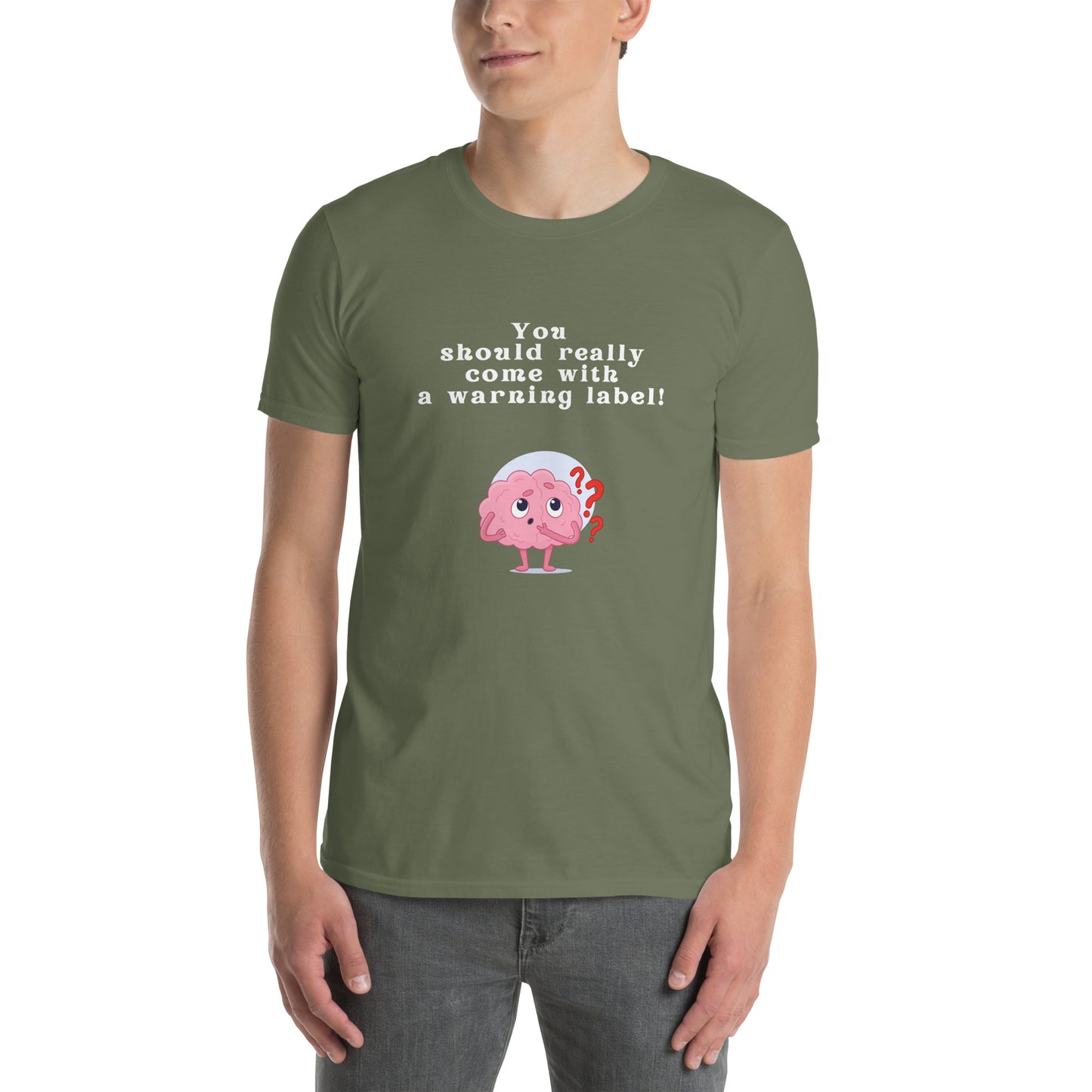 You Should Really Come with a Warning Label Unisex Tee by EraofInk