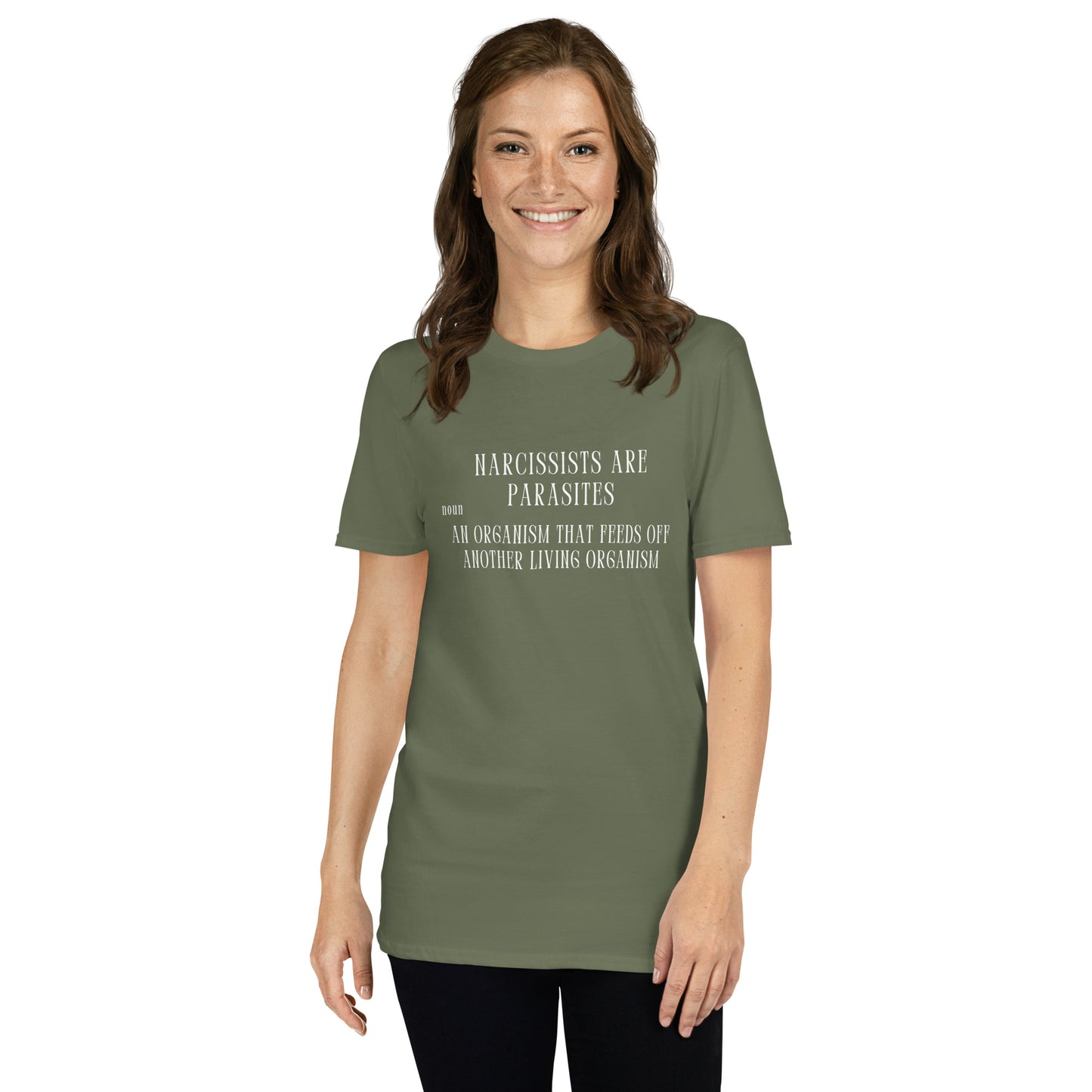 Narcissists are Parasites (Noun) Unisex Tee by EraofInk -