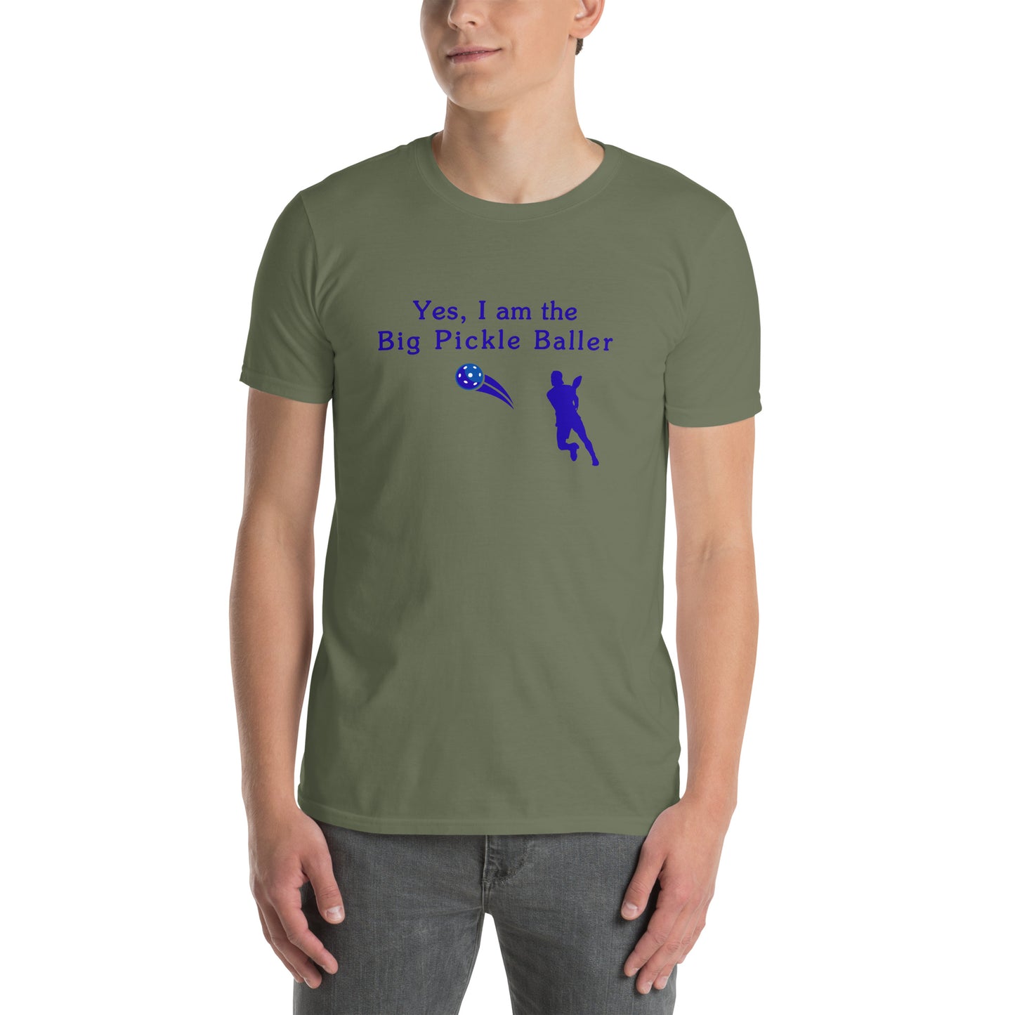 Yes, I am the Big Pickleballer Unisex Tee by EraofInk