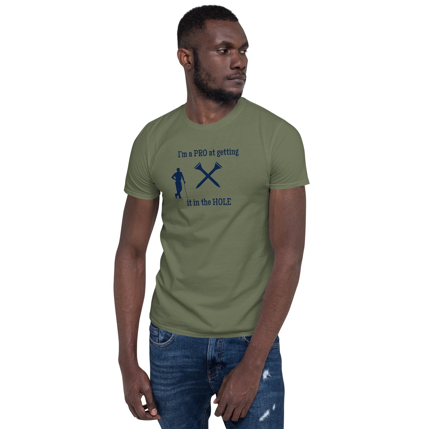 Hit the Course with Humor I'm a Pro at Getting It In The Hole Unisex Tee by EraofInk