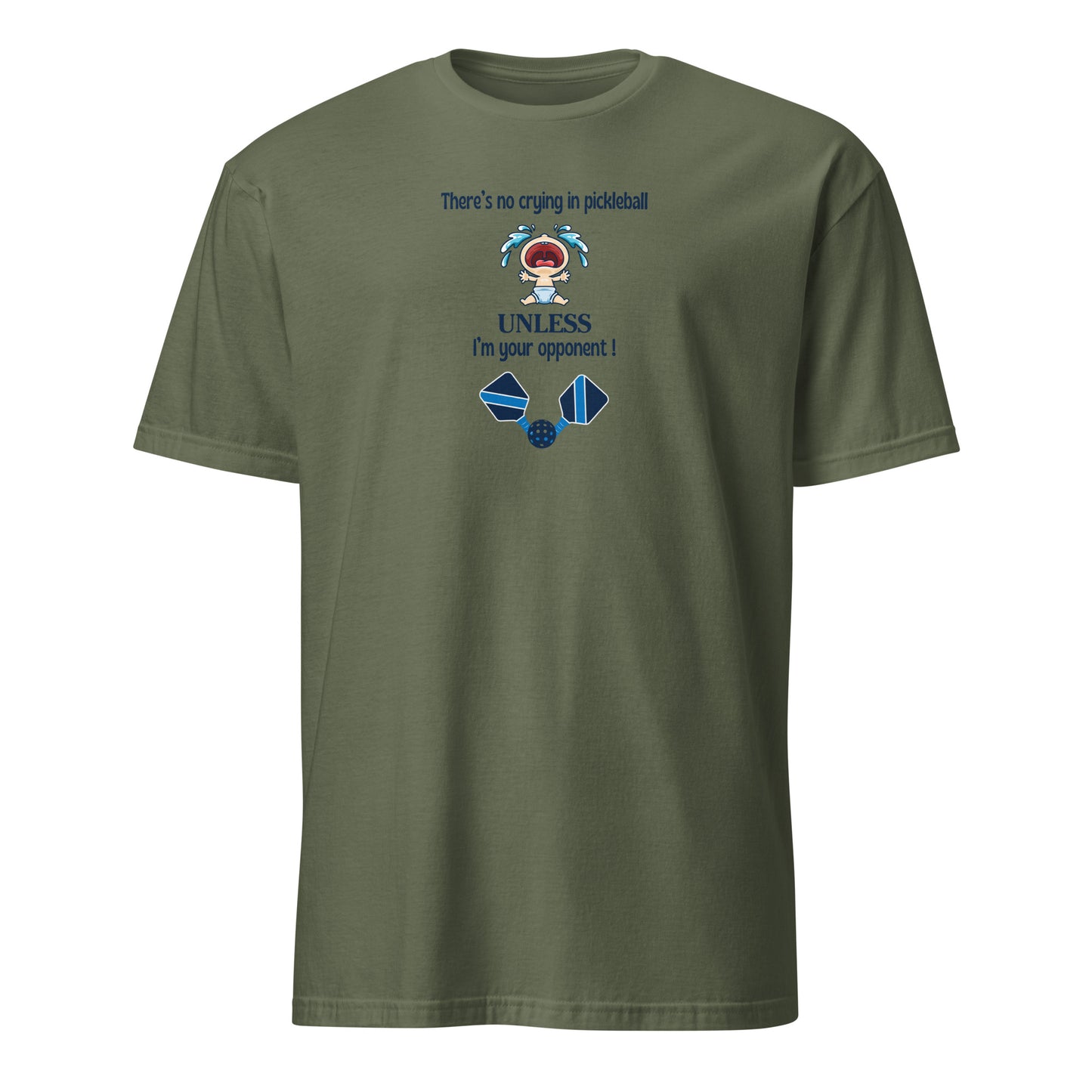 There's No Crying in Pickleball Unless ...Unisex Tee by EraofInk