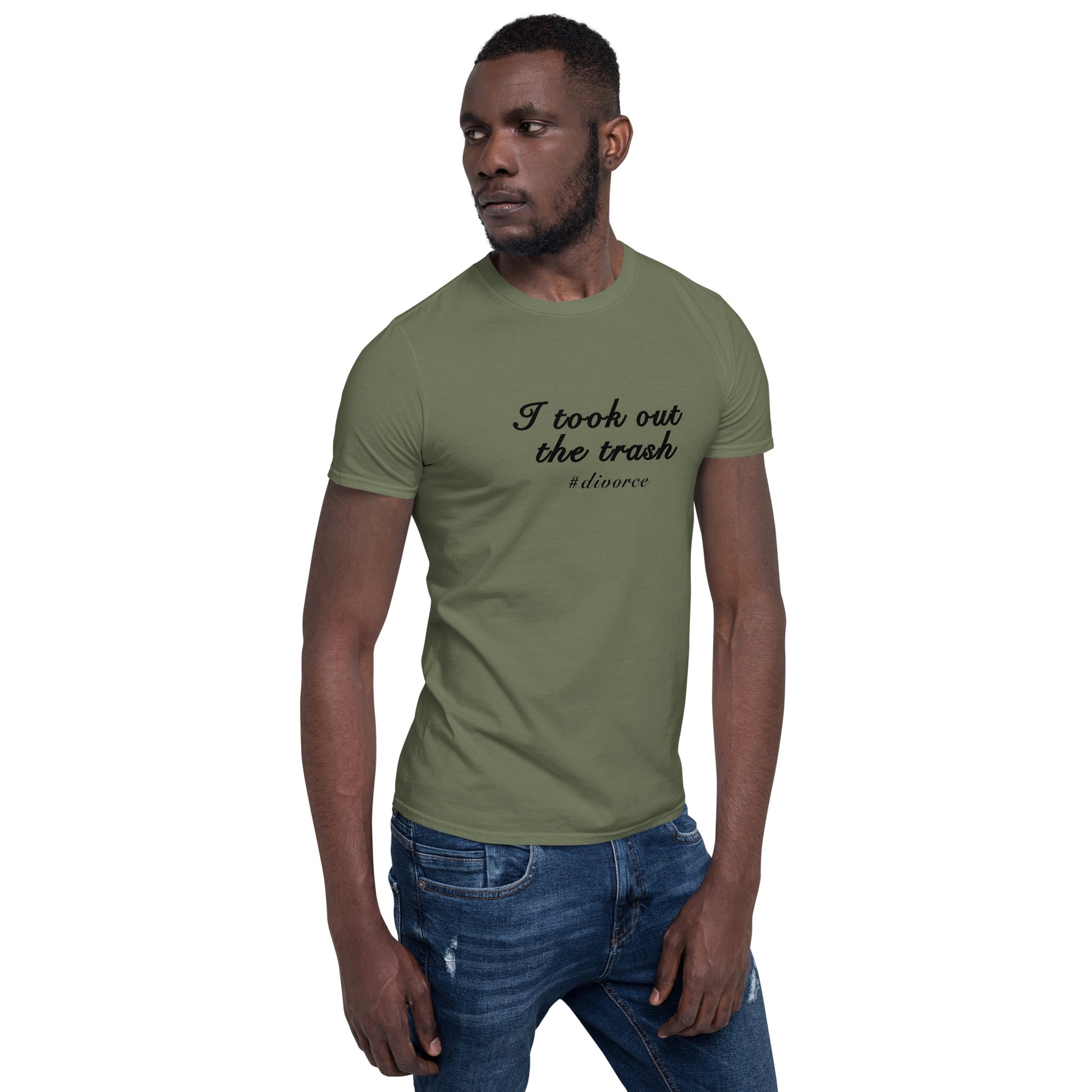 Funny Divorce Tee I Took Out the Trash Unisex Tee by EraofInk